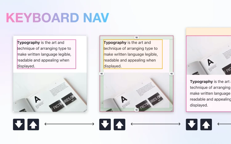 Design System Inspector - Keyboard Nav