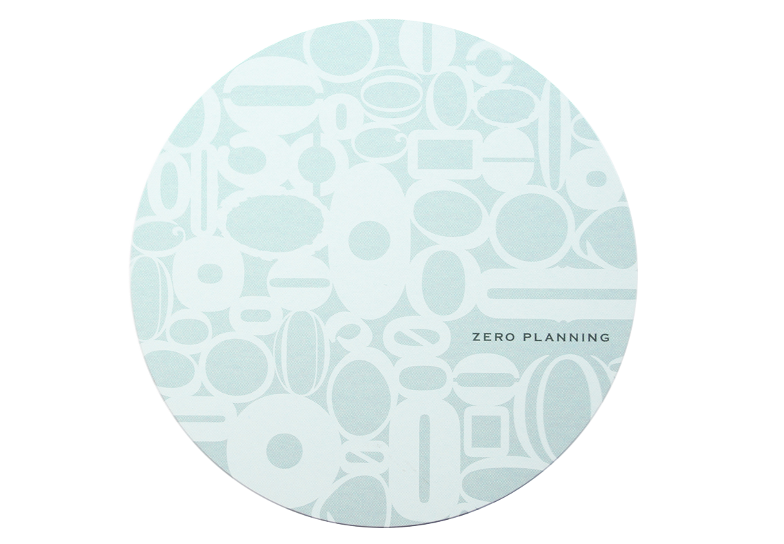 ゼロ・プランニングのプロモーションツールデザイン